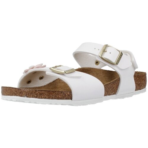 Birkenstock Sandali &amp;amp; Odprti čevlji RIO PLAIN AS KIDS Bela Slike