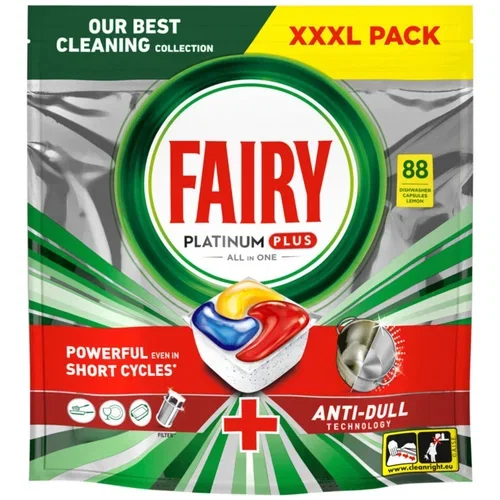 Fairy tablete za sudove Platinum Plus Lemon, 88kom