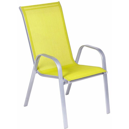 Nexsas baštenska stolica sa tekstilnim sedalom alegra žuta 67541 Slike