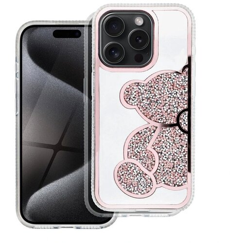  Maska za Samsung S24/ S921B/ S25/ S931B Teddy Bear roze Cene