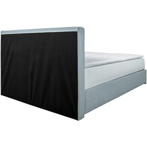 CARRYHOME POSTELJA Z VZMETNICO 140 cm x 200 cm , tekstil svetlo modra Slike