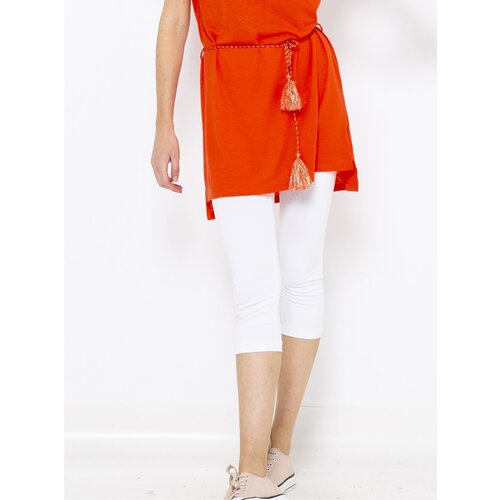Camaieu White Three Quarter Leggings Women ePonuda