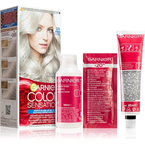Garnier color Sensation trajna boja za kosu 40 ml nijansa S11 Ultra Smoky Blonde Slike