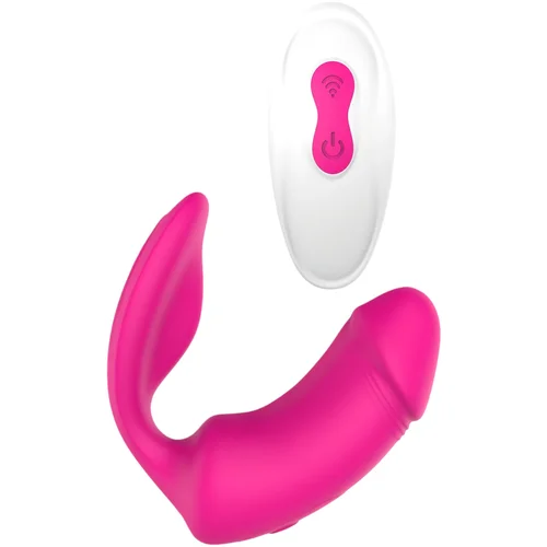 DREAMTOYS Vibes of Love Duo - punjivi, radijski 2u1 vibrator za klitoris (ružičasti)