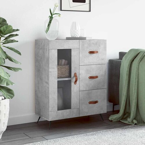  Komoda siva boja betona 69,5x34x90 cm od konstruiranog drva Cijene