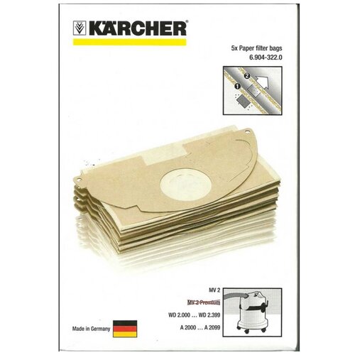Karcher vrećice za usisivač WD2 Cijene