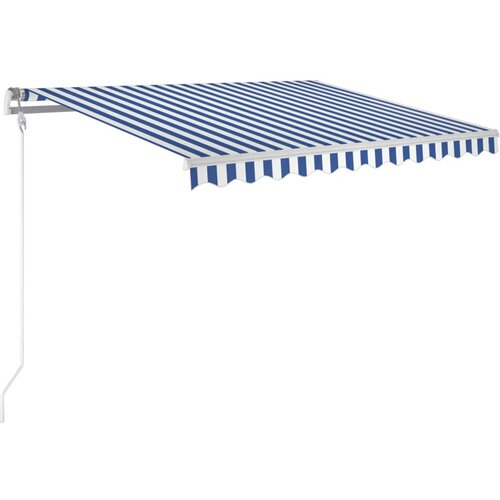 Tenda na automatsko uvlačenje 300 x 250 cm plavo-bijela Slike