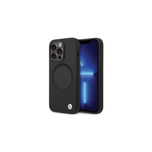 ORIGINAL CASE BMW SIGNATURE LIQUID SILICONE MAGSAFE BMHMP14SSILBK2 FOR IPHONE 14 PRO BLACK Slike