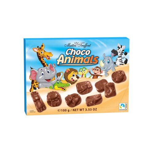 MAITRE TRUFFOUT Čokoladice mliječne Choco Animals 100g Cijene