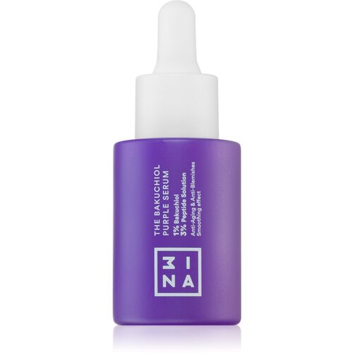 3INA The Bakuchiol Purple Serum blagi serum za lice za zatezanje lica 30 ml Slike