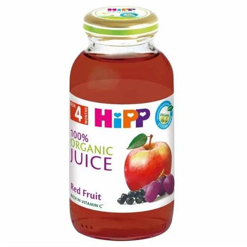 Hipp Voćni sok Bio, Jabuka i crvenih plodova, 200 ml Slike