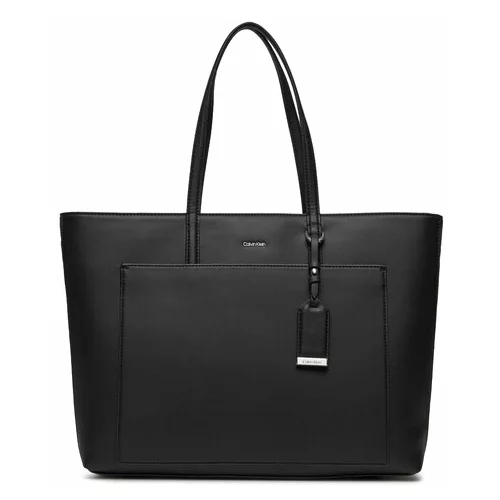 Calvin Klein Ročna torba Ck Must Shopper Lg K60K611362 Črna