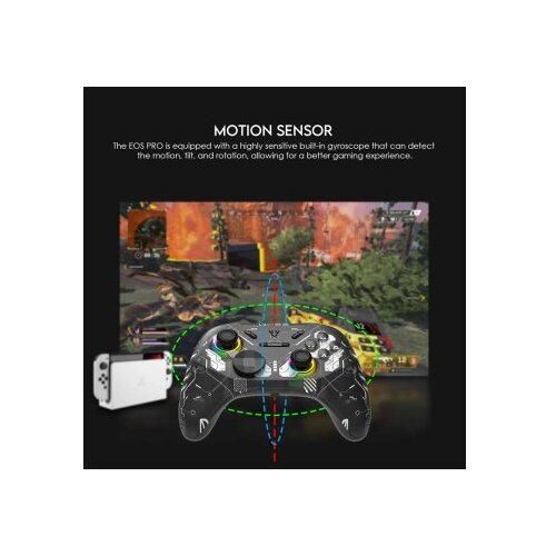 Fantech joypad wireless WGP15 eos pro multiplatform rgb crni Slike