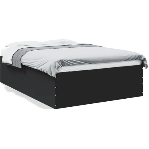 vidaXL Okvir za krevet crni 120x190 cm konstruirano drvo Cijene