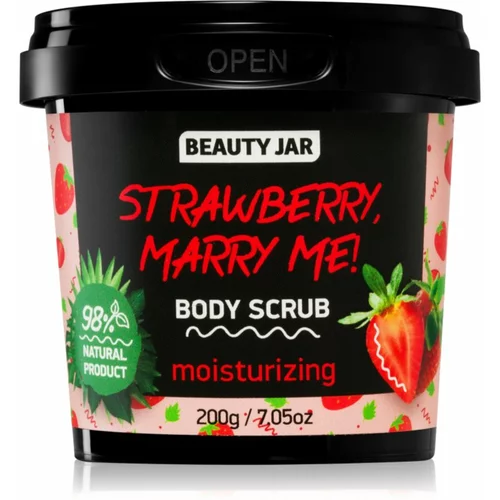Beauty Jar Strawberry, Marry Me! hidratantni piling za tijelo 200 g