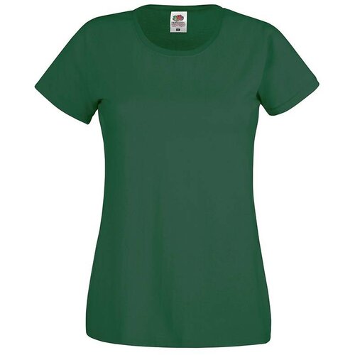 Fruit Of The Loom Green Women&amp;#039;s T-shirt Lady fit Original Slike