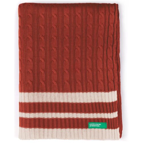 Benetton Dekorativna odeja 140x190 cm, be-0662-rd, rdeča Cene