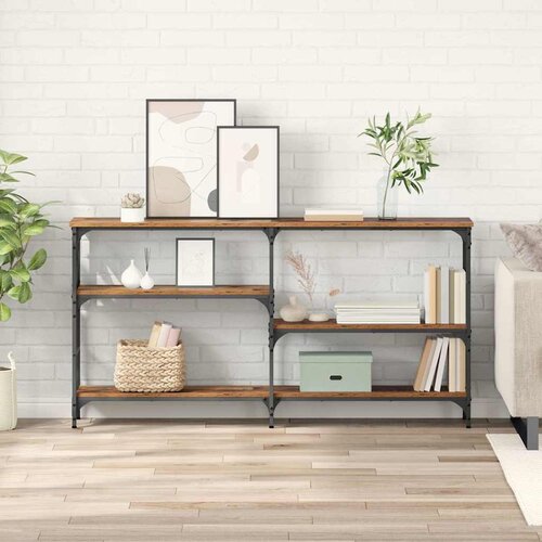 vidaXL Konzolni stol Staro drvo 150 x 29 x 76.5 cm Konstruirano drvo Cijene