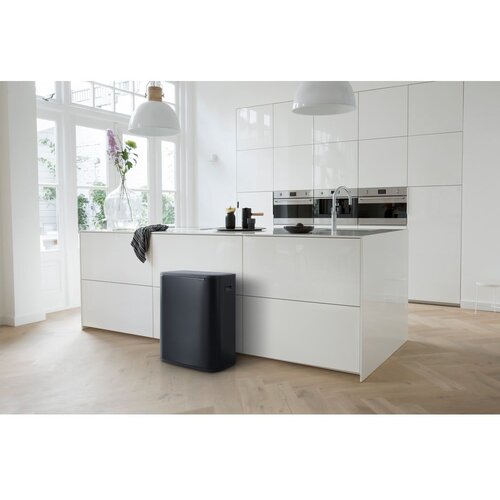 Brabantia Ko&amp;scaron; za dotik Bo 2 x 30 L. - Matt Black Slike