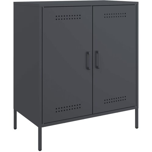Maison Chic Komoda - Predalnik antracitna 68x39x79 cm jeklo, (21715988) Slike