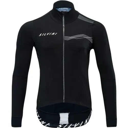 Silvini Men's cycling jacket Ghisallo black-white, S