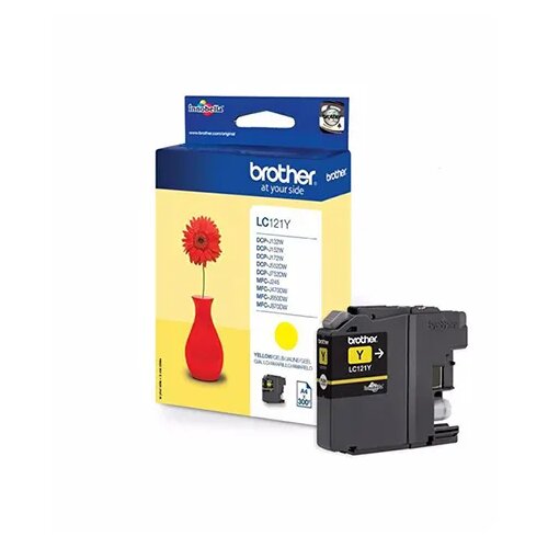 Brother originalna tinta LC121Y Slike