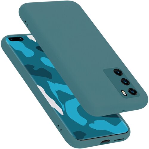 Cadorabo Ohi&scaron;je, združljiv s Huawei v tekoči zeleni barvi - za&scaron;čitni pokrov iz fleksibilnega silikona TPU, (20593086) Cene