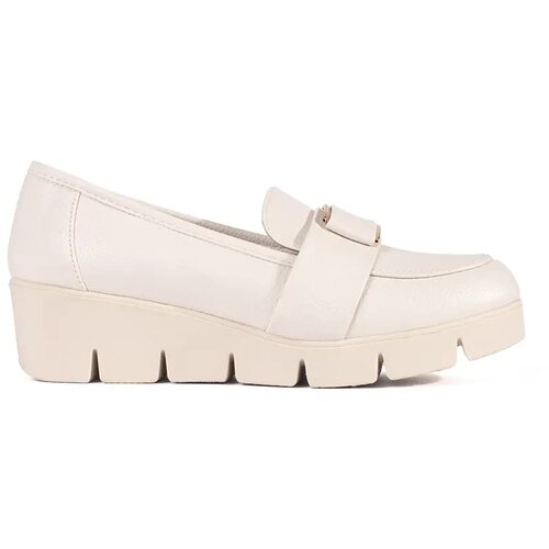 GOODIN Light beige wedge shoes Slike
