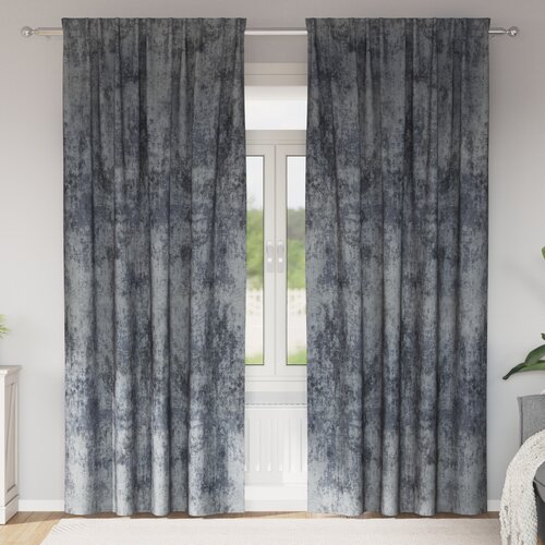 VidaXL bar&amp;scaron;unaste zavjese 2 kom s okovima Siva 260x140 cm Slike