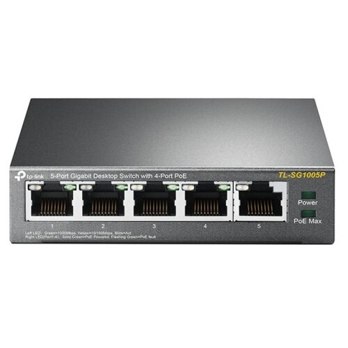 Tp-link TL-SG1005P 5-port Gigabit (4x PoE) RJ45 mrežno stikalo switch Cene