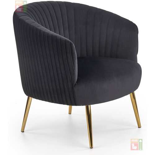 Halmar Fotelja Crown I - crna Cene