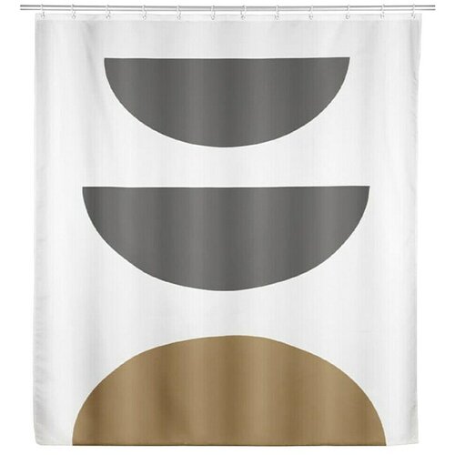  Zavjesa za tuš Mahan (Š x V: 180 x 200 cm, Sivo smeđa) Cijene
