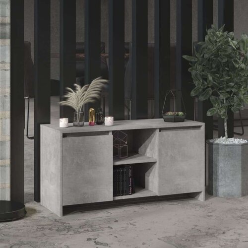 TV omarica betonsko siva 102x37,5x52,5 cm iverna plo&scaron;ča, (20730704) Cene