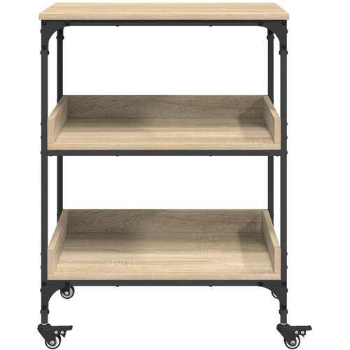  Kuhinjski kolica Sonoma hrast 60 x 41 x 80,5 cm Slike