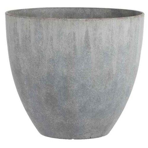Edelman Okrugla tegla za biljke Bravo (&amp;Oslash; x V: 30,5 x 26 cm, Plastika, Siva) Slike