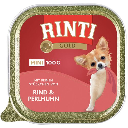 Rinti Ekonomično pakiranje Gold Mini 24 x 100 g - Govedina i biserka Cijene
