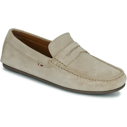 Tommy Hilfiger CASUAL HILFIGER SUEDE DRIVER Bež