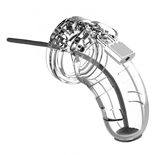 Shots ManCage Model 15 Chastity 3.5" Cage with Silicone Urethal Sounding Cijene