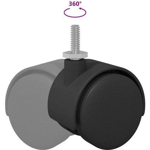  Kaster 2 pcs Crna i srebrna 37 8 x 40 mm Željezo i PP Slike