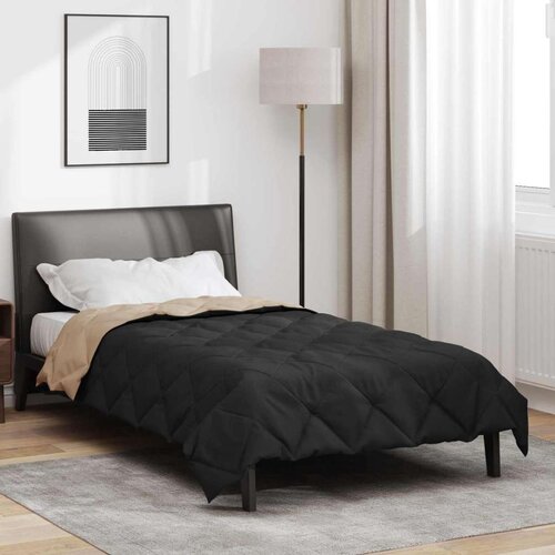  Poletna odeja Črna in taupe 200 x 155 cm Mikrovlakna, (5000288109) Cene