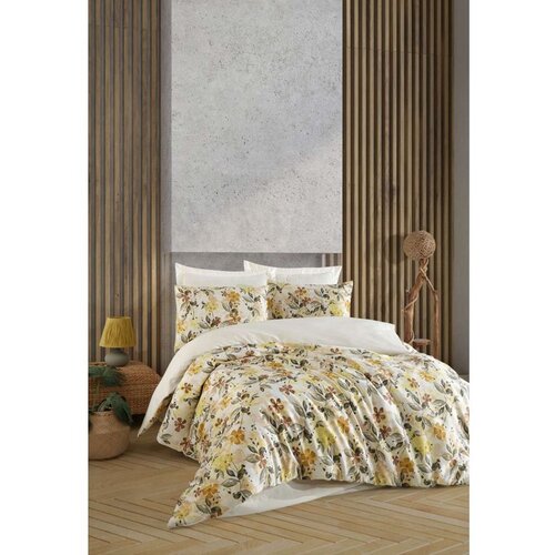  luna yellow yellow satin single quilt cover set (de) Cene