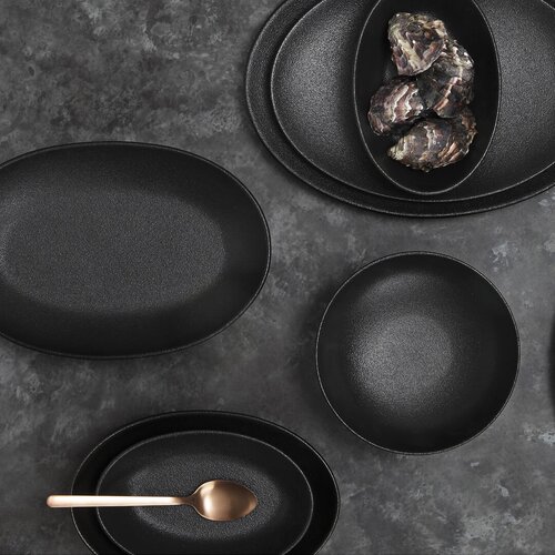 Maxwell williams Skledica Caviar Black 12,5xh5cm / črna / porcelan, (5000199203) Slike
