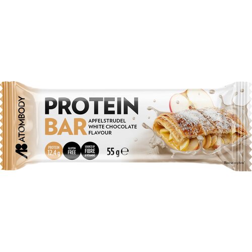 Atombody Protein bar - Apple strudel white chocolate Slike