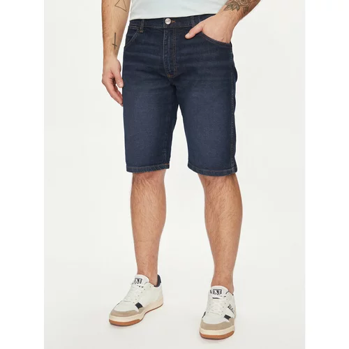 Wrangler Jeans kratke hlače Colton 112350823 Mornarsko modra Slim Fit