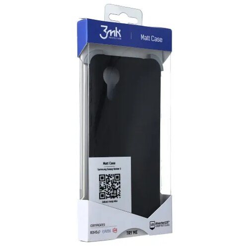 3mk liquid silikonski ovitek za Samsung Galaxy Xcover 5 G525 - mat črn Slike