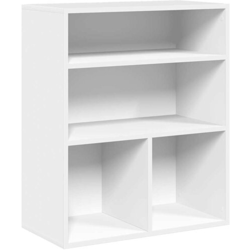 Maison Chic Knjižna omara - Knjižni regal bela 60x30x71,5 cm inženirski les, (21726392) Cene