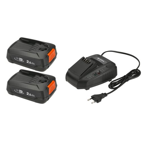 Gardena Začetni set P4A 2 x PBA 18V/45 + AL 1830 CV (18 V, 2 x 2,5 Ah) Cene
