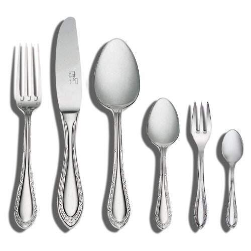 Zepter Masterpiece zepter senator stainless steel cutlery set - 36 pieces, set for 6 persons, traditional design, high-grade stainless steel Cene