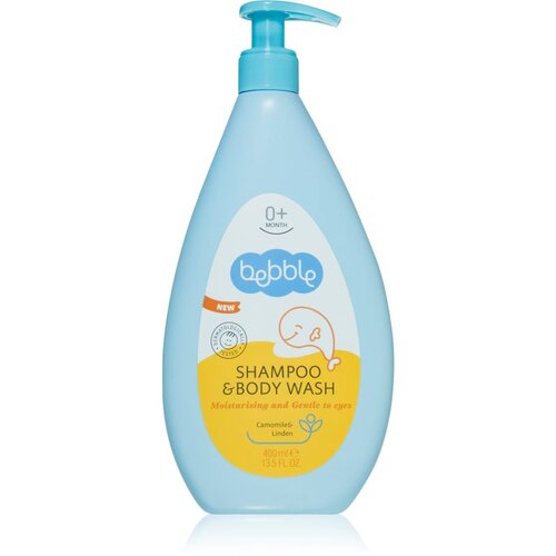 Bebble Shampoo &amp;amp; Body Wash Camomile &amp;amp; Linden &amp;scaron;ampon i gel za pranje 2 u 1 za djecu 400 ml Slike