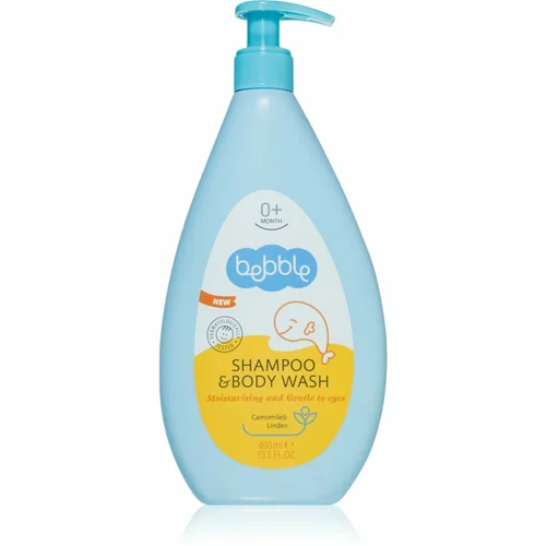 Bebble Shampoo & Body Wash Camomile & Linden šampon in gel za umivanje 2v1 za otroke 400 ml